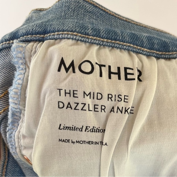 MOTHER Jeans Limited Edition Mid Rise Dazzler Ankle Women’s 32 - Picture 6 of 15